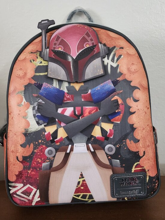 Loungefly Handbags - Loungefly Star Wars Sabine Spray Paint Mini Backpack